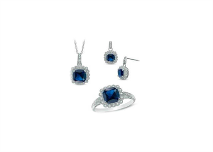 Silver Plated | Gemstone Pendant Sets